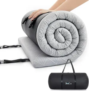 Cooling Foam Camping Mattress for Hot Sleeper,Waterproof Sleeping Pad with Carry Bag,Cot Mattress Topper,Summer Camping, Hiking,Car,Tent,Outdoor Use(75 x 30 x 2 inches)