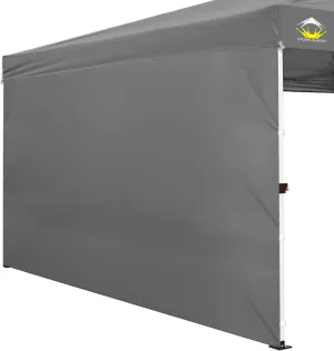 CROWN SHADES SunWall Silver Coated for 12x12 Pop up Canopy Tent, 1 Pack Sidewall Only with Silver Coating (1 Pack, Grey)