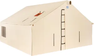 Davis Tent® 14x15 Canvas Tent - Fire-Treated 100% Cotton, Made in USA, Ideal for Hunting & Camping, Complete Package with Pole Set, Stove Jack, Ropes & Tensioners