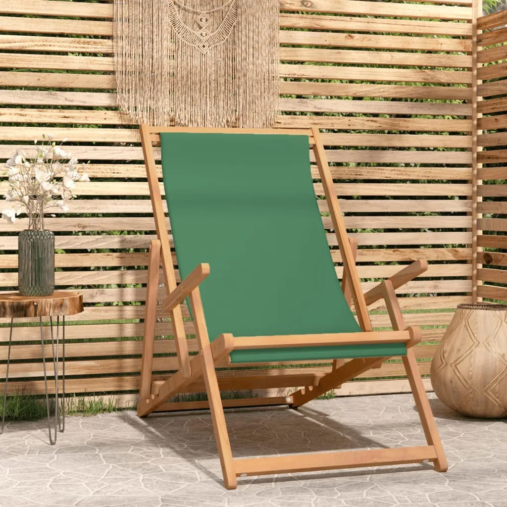 Deck Chair Teak 22.1"x41.3"x37.8" Blue