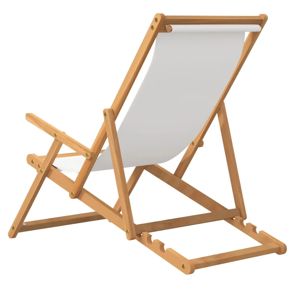 Deck Chair Teak 22.1"x41.3"x37.8" Blue