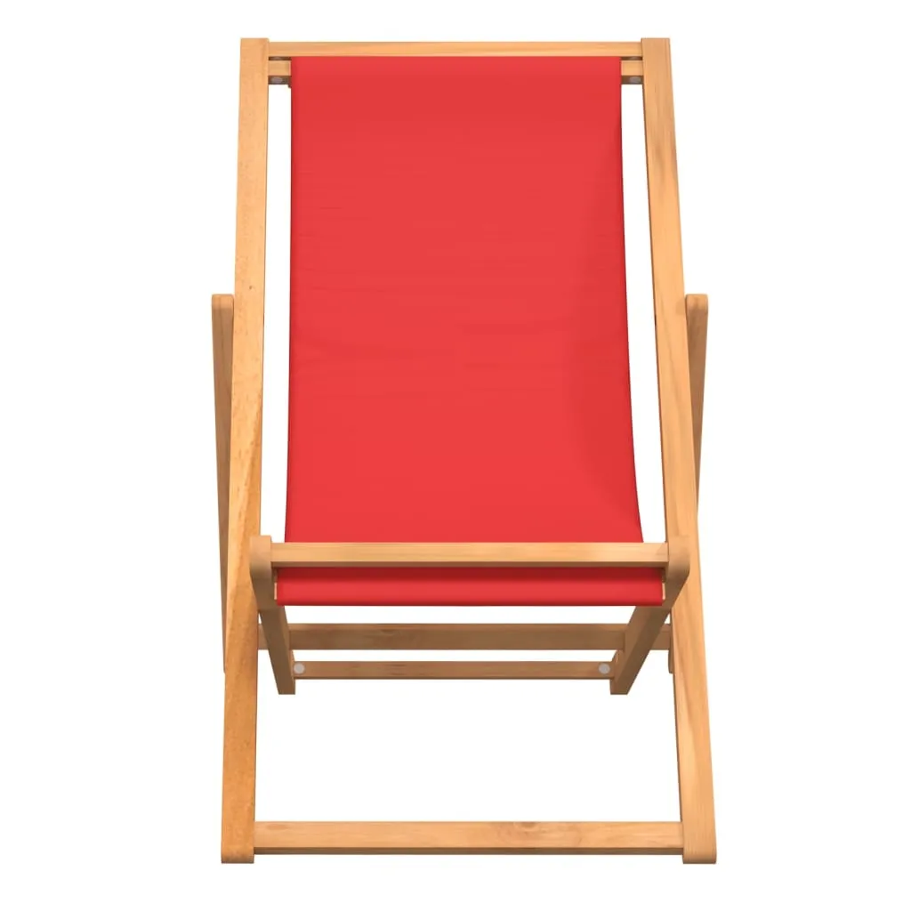 Deck Chair Teak 22.1"x41.3"x37.8" Blue