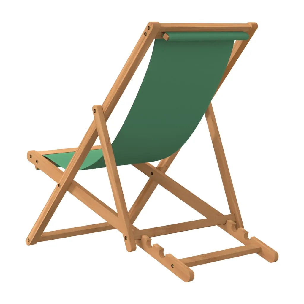 Deck Chair Teak 22.1"x41.3"x37.8" Blue