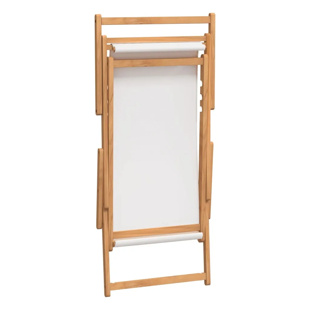 Deck Chair Teak 22.1"x41.3"x37.8" Blue