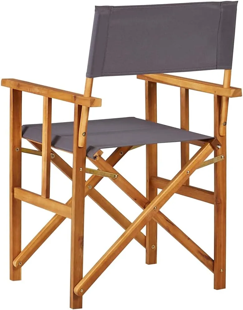 Director's Chairs,Outdoor Furniture,Camping Chair,Foldable for Easy Storage and Transport,Used for Campsite, Beach, Sports Pitch,Fishing,Lawn, Deck, Solid Acacia Wood