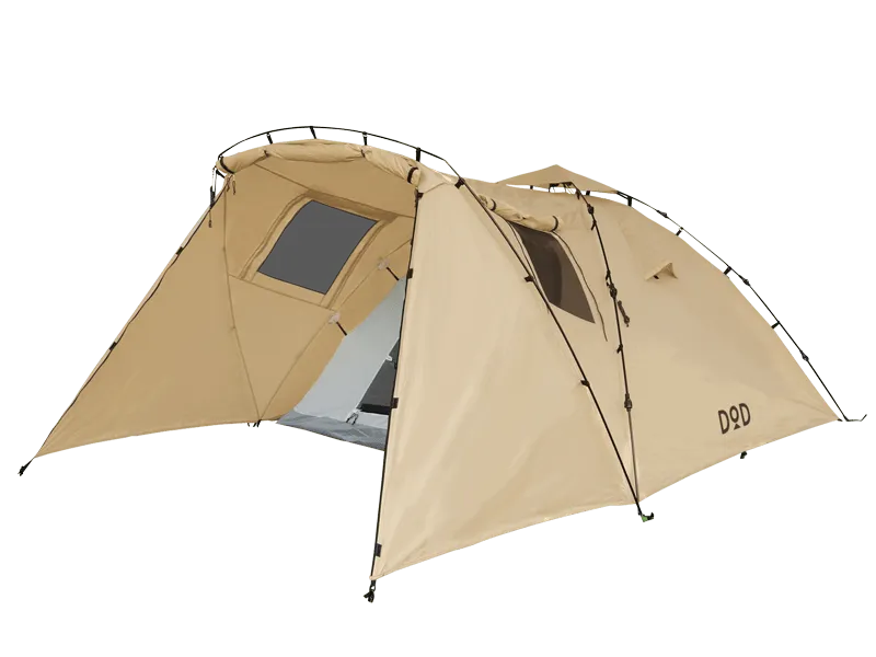 DoD Rider's Tandem 4 person Tent - Tan
