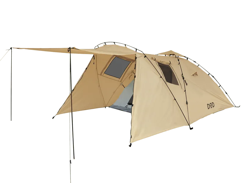 DoD Rider's Tandem 4 person Tent - Tan