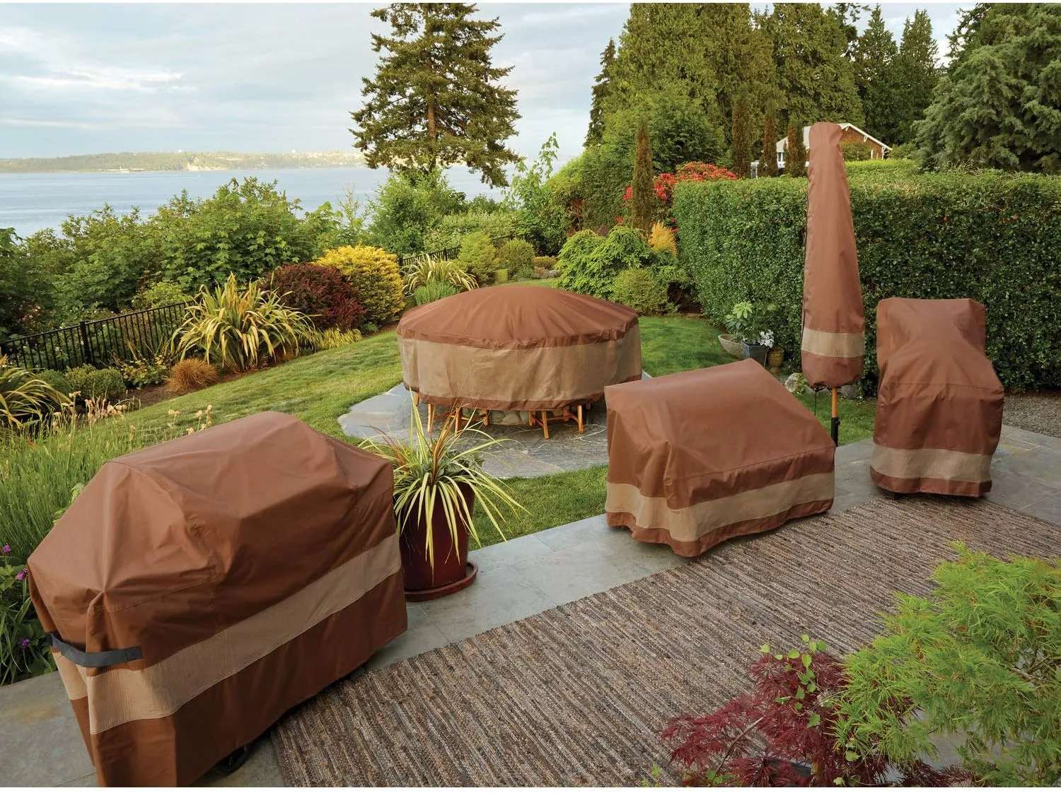 Duck Covers Ultimate Waterproof 36 Inch Patio Chair Cover, Outdoor Chair Covers