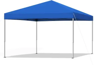 Durable Ez Pop-up Canopy Tent Commercial-Series (6x6, Blue)