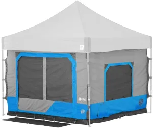 E-Z UP Camping Cube 6.4, Converts 10' Straight Leg Canopy into Camping Tent (Canopy/SHELTER NOT Included), Splash