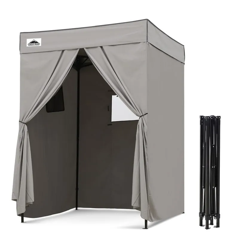 EAGLE PEAK Flex Compact 4x4 Pop-up Canopy Changing Room, Portable Privacy Dressing Room
