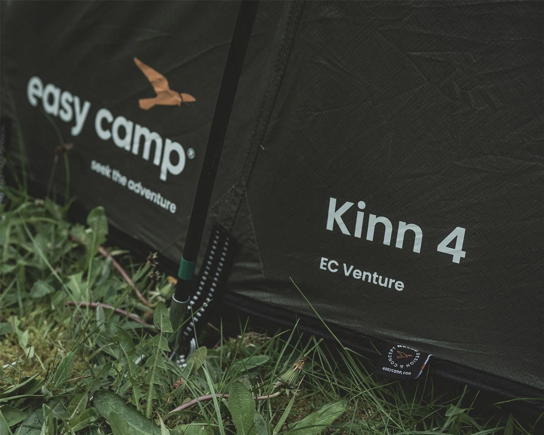 Easy Camp Kinn 4 Pole Tent Green 4 Person