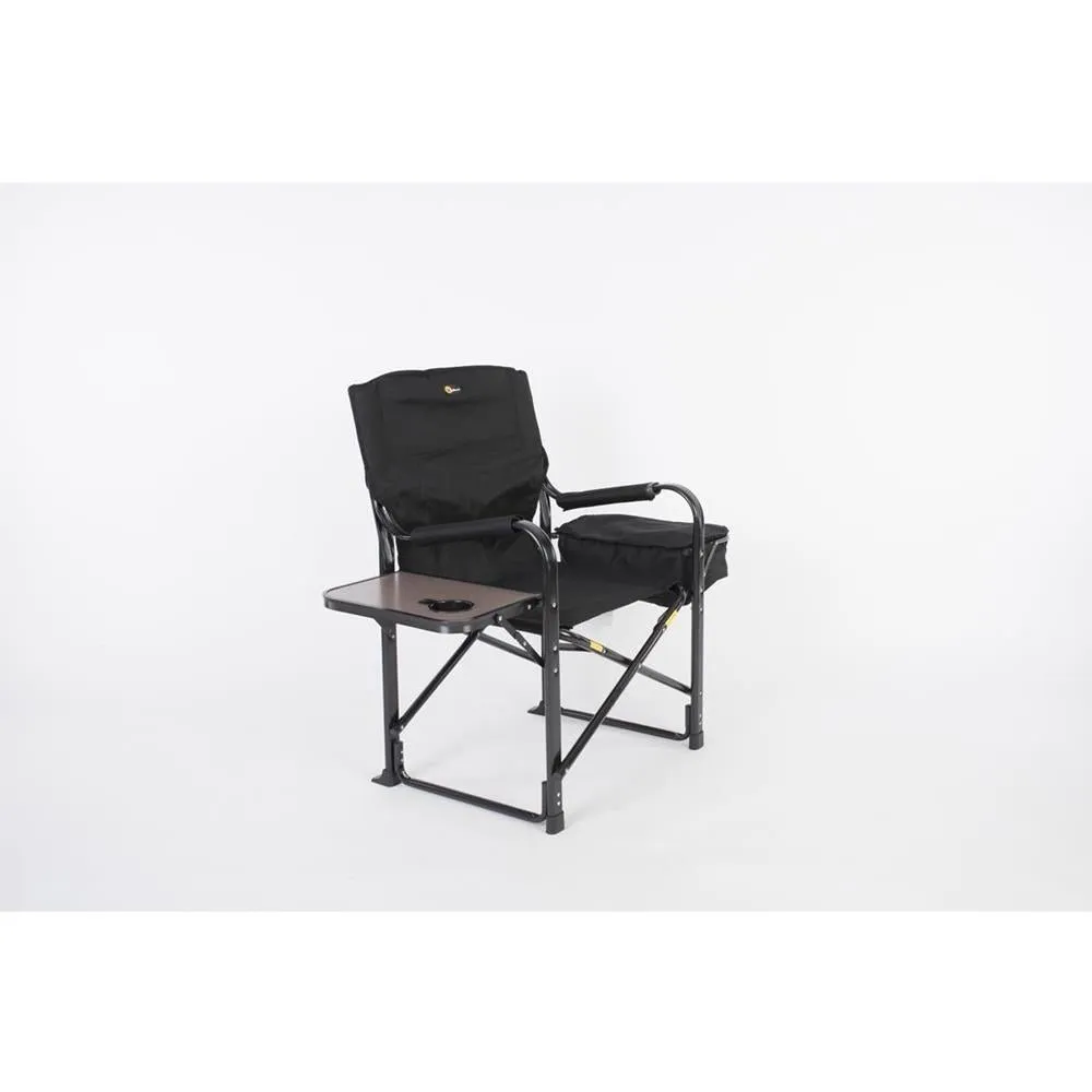 El Capitan Directors Chair Chrome Black