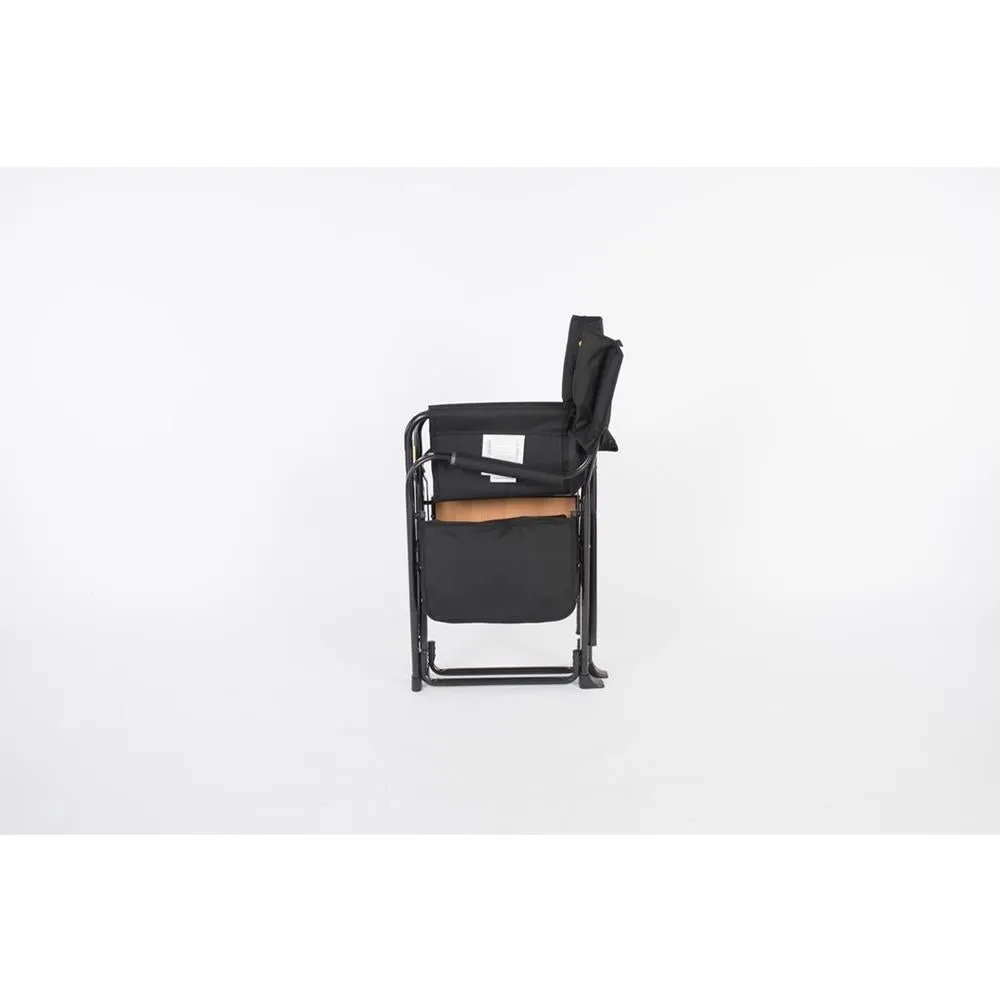 El Capitan Directors Chair Chrome Black