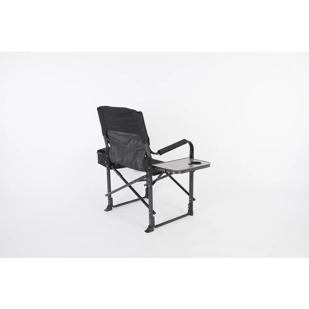 El Capitan Directors Chair Chrome Black