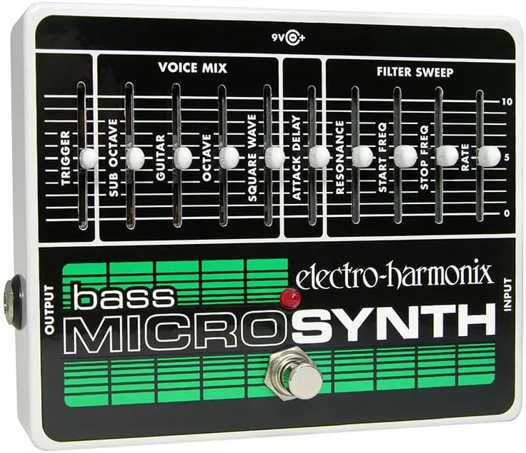 Electro-Harmonix Bass Micro Synthesizer Analog Microsynth Pedal