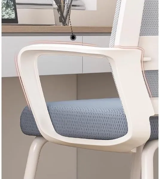 Ergonomic Desk Chair Office Chair, Ergonomic Desk Chair, Middle Back Desk Chair Breathable Mesh Home Office Chair Office Chair(Orange)