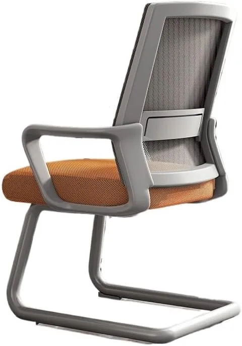 Ergonomic Desk Chair Office Chair, Ergonomic Desk Chair, Middle Back Desk Chair Breathable Mesh Home Office Chair Office Chair(Orange)