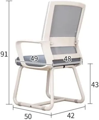 Ergonomic Desk Chair Office Chair, Ergonomic Desk Chair, Middle Back Desk Chair Breathable Mesh Home Office Chair Office Chair(Orange)