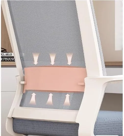 Ergonomic Desk Chair Office Chair, Ergonomic Desk Chair, Middle Back Desk Chair Breathable Mesh Home Office Chair Office Chair(Orange)