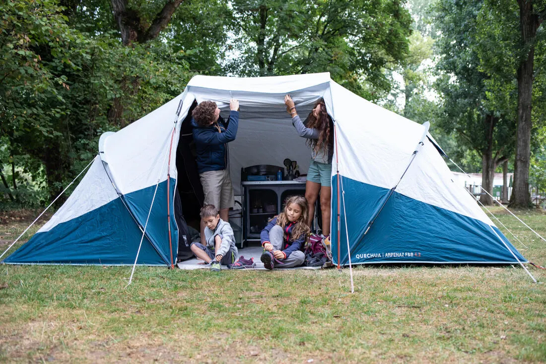 Family Camping Tent 4 Person - 4.2 Fresh & Black