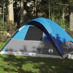 Family Tent Dome 6-Person Blue Waterproof4,2KG