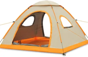 Family Tent Outdoor Tent Camping Hydraulic Fit 3-4 Person Lightweight Tent Family Sports Mountaineering Hiking Traveling Outdoor Tent