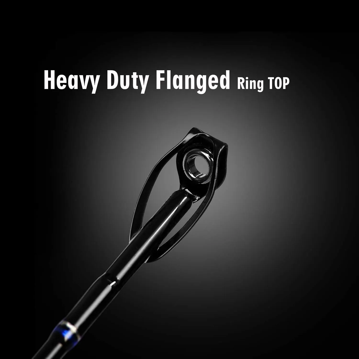 Fiblink 1-Piece/ 2-Piece Saltwater Offshore Trolling Rod Big Game Rod Conventional Boat Fishing Pole