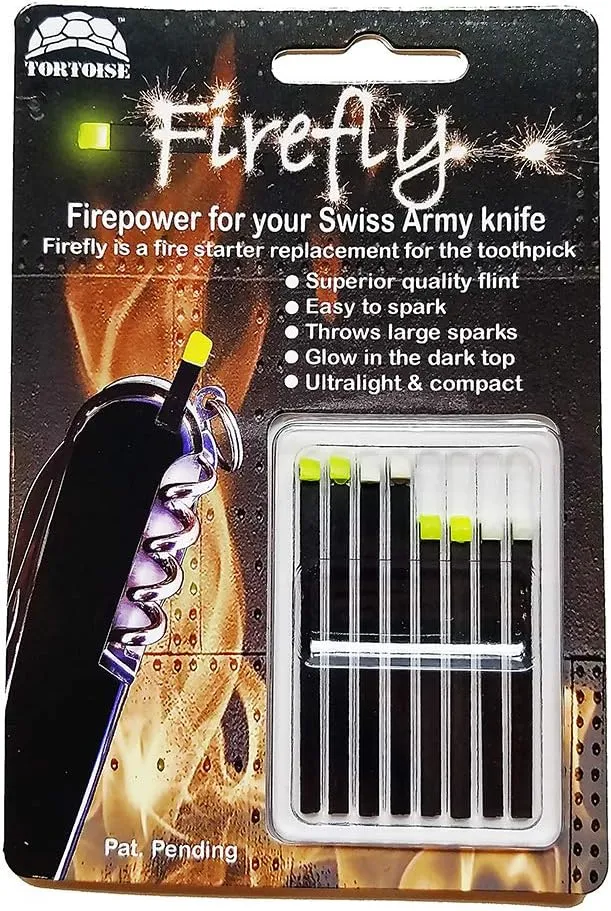 Firefly Variety 8 Pack - Fire Starter Accessory for Swiss Army Victorinox Knives