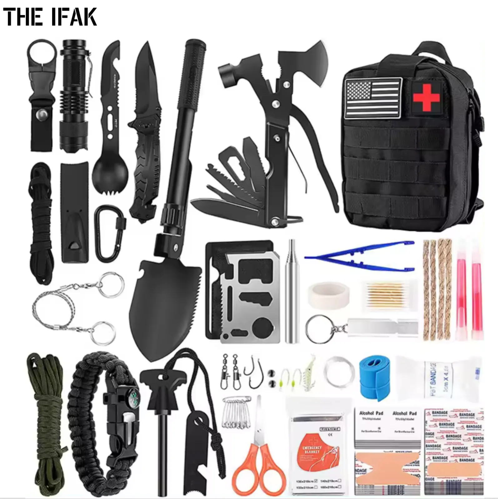 First Aid Kit / Emergency Survival Kit / Bug Out / Military / Prepper / Molle