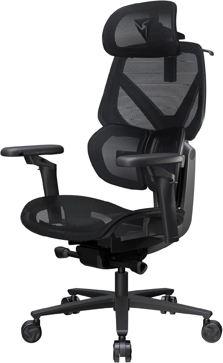 Flex Pro Ergonomic Office Chair, for Adults Gaming Chair, High Back Desk Chair, Synchronous Tilt, Forward Tilt, 19D Fully Self-Adjusting, Adjustable Backrest High, Breathable Mesh, Black