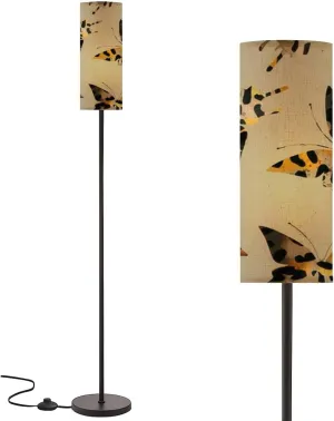 Floor Lamp for Living Room Abstract Drawing Colorful Watercolor Leopard Cheetah Skin Textured Modern Standing Lamp Remote Control Dimmable Pole Lamp Corner Tall Lamp for Office Bedroom Reading