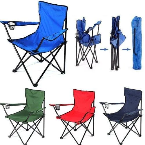 Folding Camping Chair | Portable Camp Travel Chair | Lightweight & Foldable