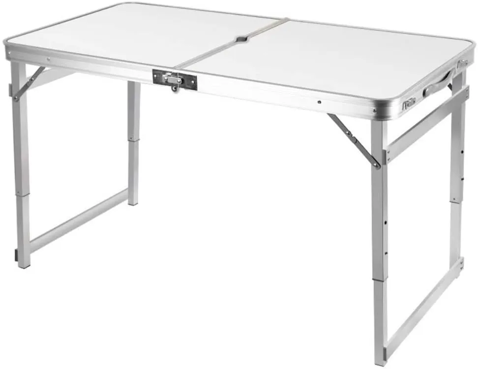 Folding Camping Table Set with 4 Portable Stools