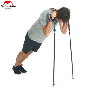 Folding Stick Fiber Excellent Adjustable 100% Naturehike Nordic Trekking Hiking Collapsible 1 Fast response time Walking Carbon Pole pcs 5-section