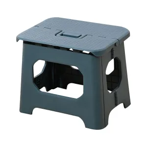 Folding Stool Outdoor Portable Heavy Duty Plastic Non-Slip Chair for Camping Hiking Fishing BBQ Foldable Step Stool Collapsible Stool