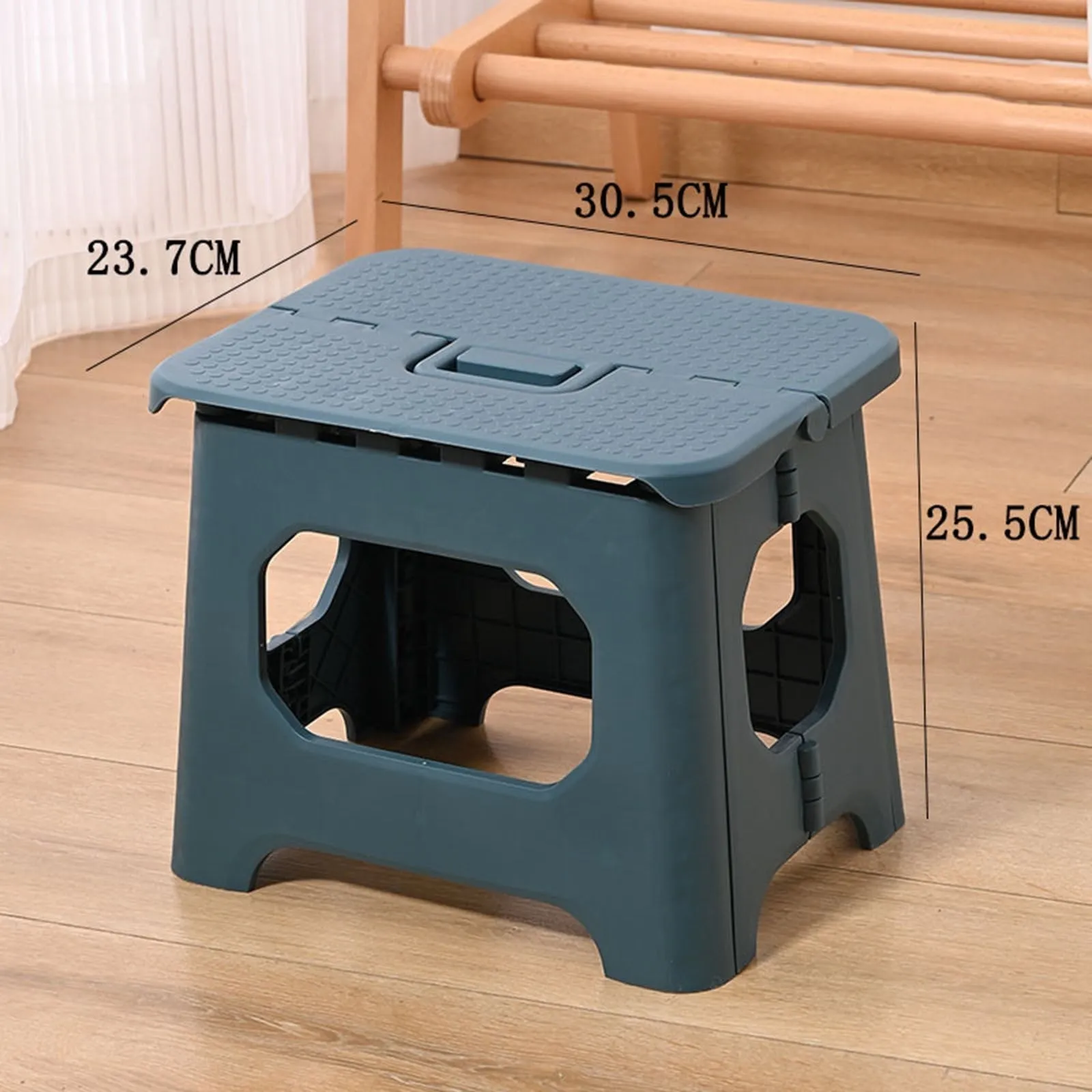 Folding Stool Outdoor Portable Heavy Duty Plastic Non-Slip Chair for Camping Hiking Fishing BBQ Foldable Step Stool Collapsible Stool