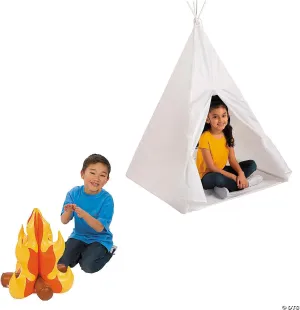 Fun Express Kid’s Play Camping Kit - VBS Vacation Bible School Supplies/Decor