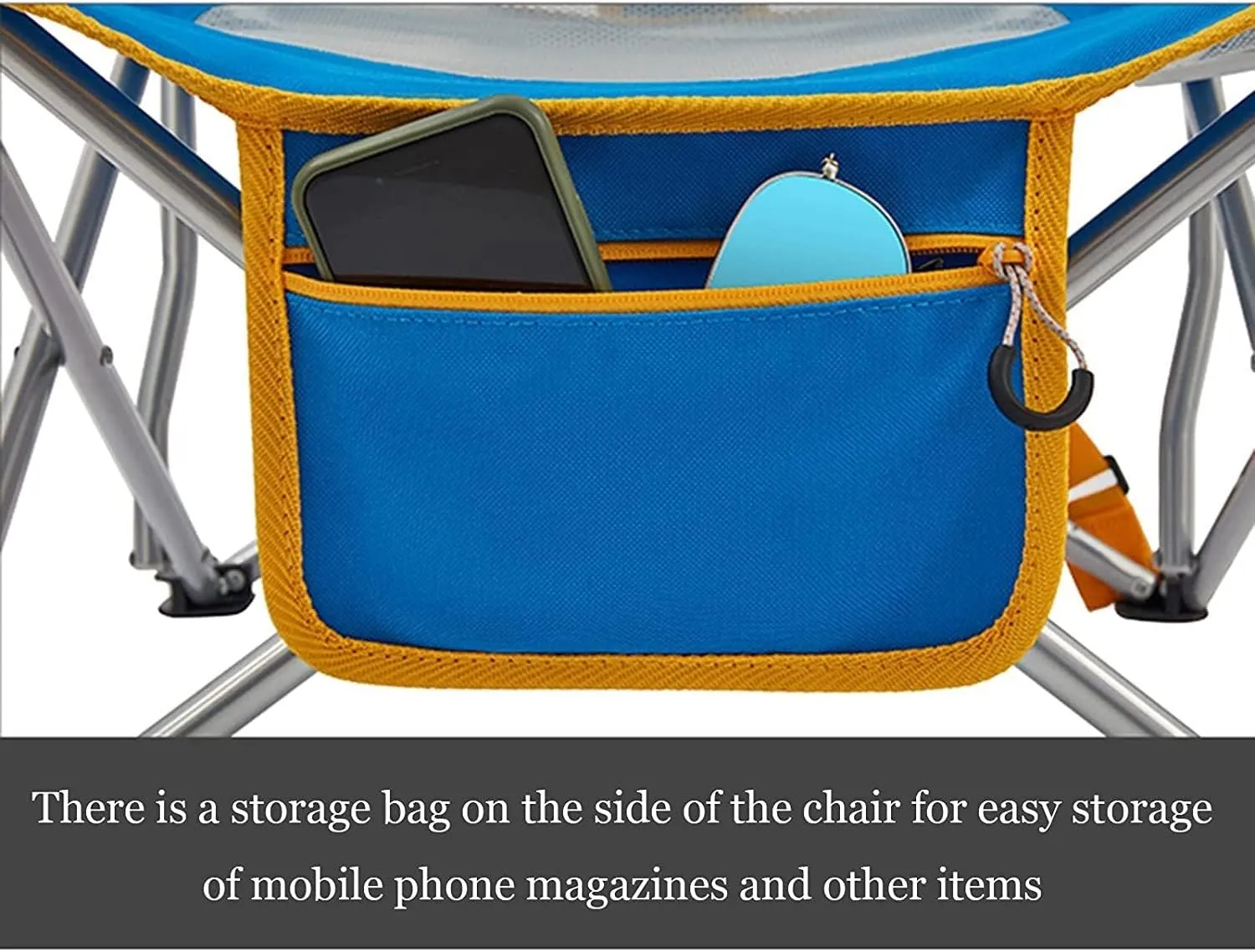 Gaming chair , Camping Chairs Outdoor Furniture Beach Chairs Outdoor Armchair Beach Deck Chairs Portable Leisure Seat Stool with Breathable Mesh, Comes with Storage Bag Folding Chairs Patio Chairs for