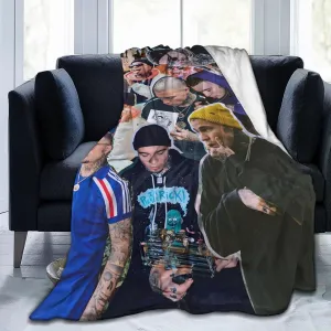 Gera Mx Blanket Flannel Fleece Printed Throw Blankets Ultra Soft Micro Warm Blanket for All Season Bedding Chair Sofa Couch Bed 50"x40"