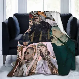 Gera Mx Blanket Flannel Fleece Printed Throw Blankets Ultra Soft Micro Warm Blanket for All Season Bedding Chair Sofa Couch Bed 50"x40"