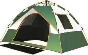 GeRRiT Tents Instant Pop up Family Camping for 2-3 3-4Persons, Quick Set up for Camping, Hiking, Fishing