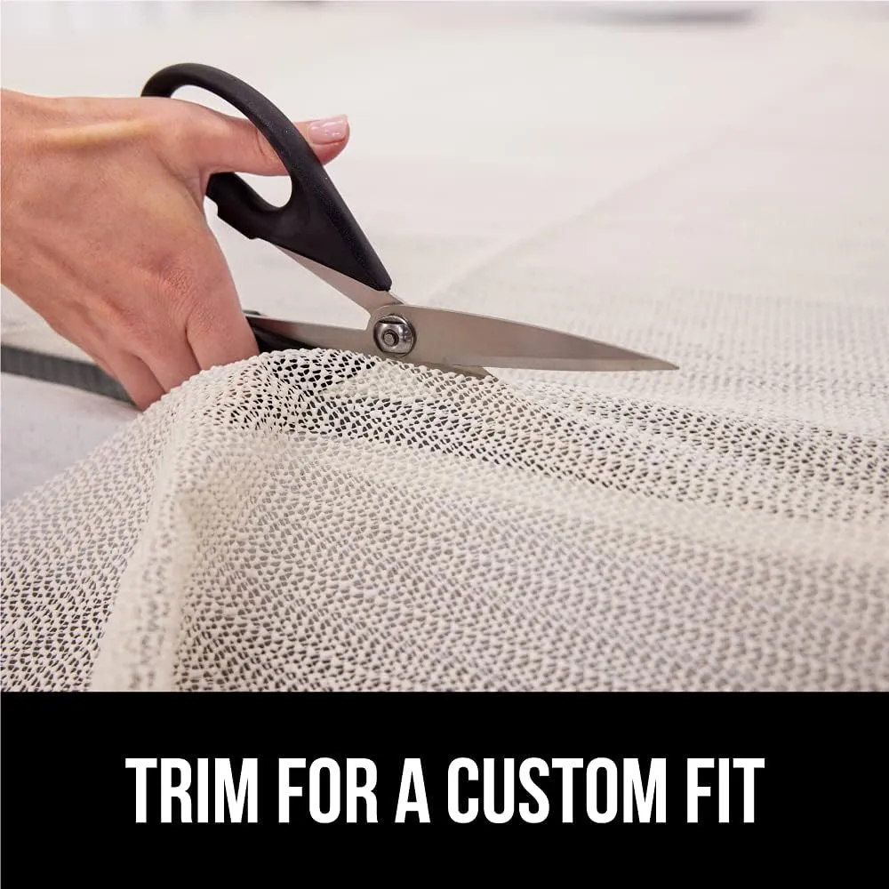 GORILLA GRIP Non Slip Mattress Gripper, Prevents Mattresses from Sliding and Holds Bed in Place, Pad Grips Beds, Sofa, Couch, Chair Cushions and Helps Keep Topper from Slipping, Easy Trim Pads, Full