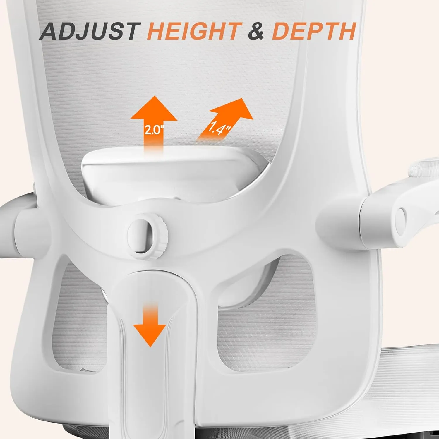 GTRACING Ergonomic High-Back Office Chair with Strong Adjustable Lumbar Support Breathable Mesh Gaming Chair with Wide Seat Footrest Sturdy Computer Desk Chair with SGS Certified Class 3 Gas Cylinder