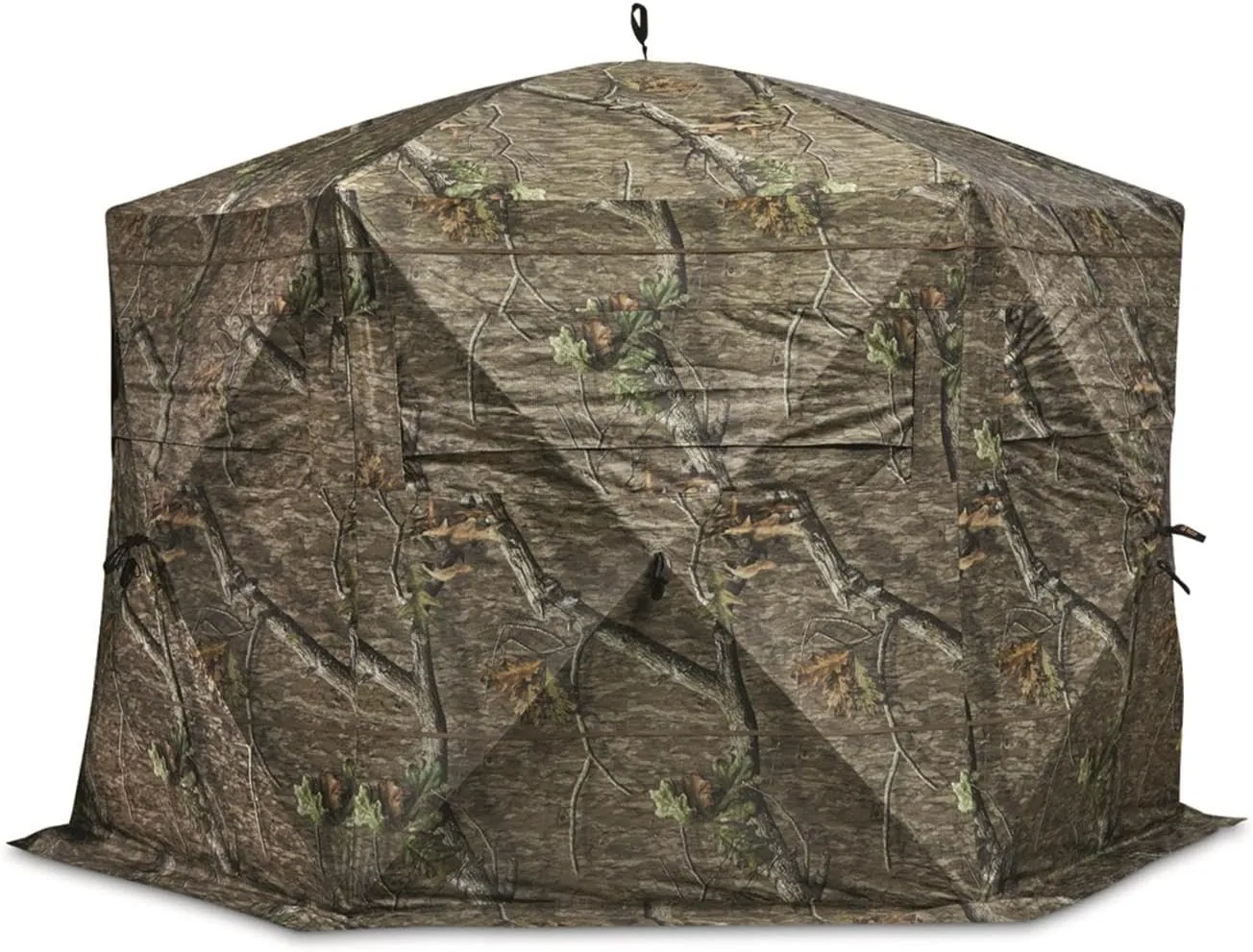 Guide Gear Educator Large Hunting Ground Blind, See-Through, 360 View, 3-4 Person Tent, Turkey, Duck, Deer Hunting Gear Equipment Accessories