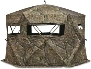 Guide Gear Educator Large Hunting Ground Blind, See-Through, 360 View, 3-4 Person Tent, Turkey, Duck, Deer Hunting Gear Equipment Accessories