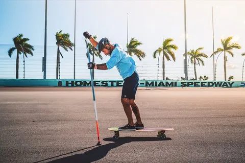 Hamboard / SUP Skate Race Pole 6'2"    (XL)