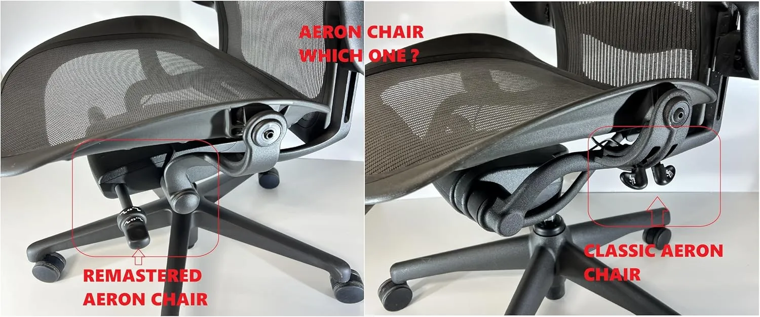 Headrest Attachment Compatible with Herman Miller Aeron Fully Adjustable Height & Tilt, Removable Coat Hanger Available Color for Classic.