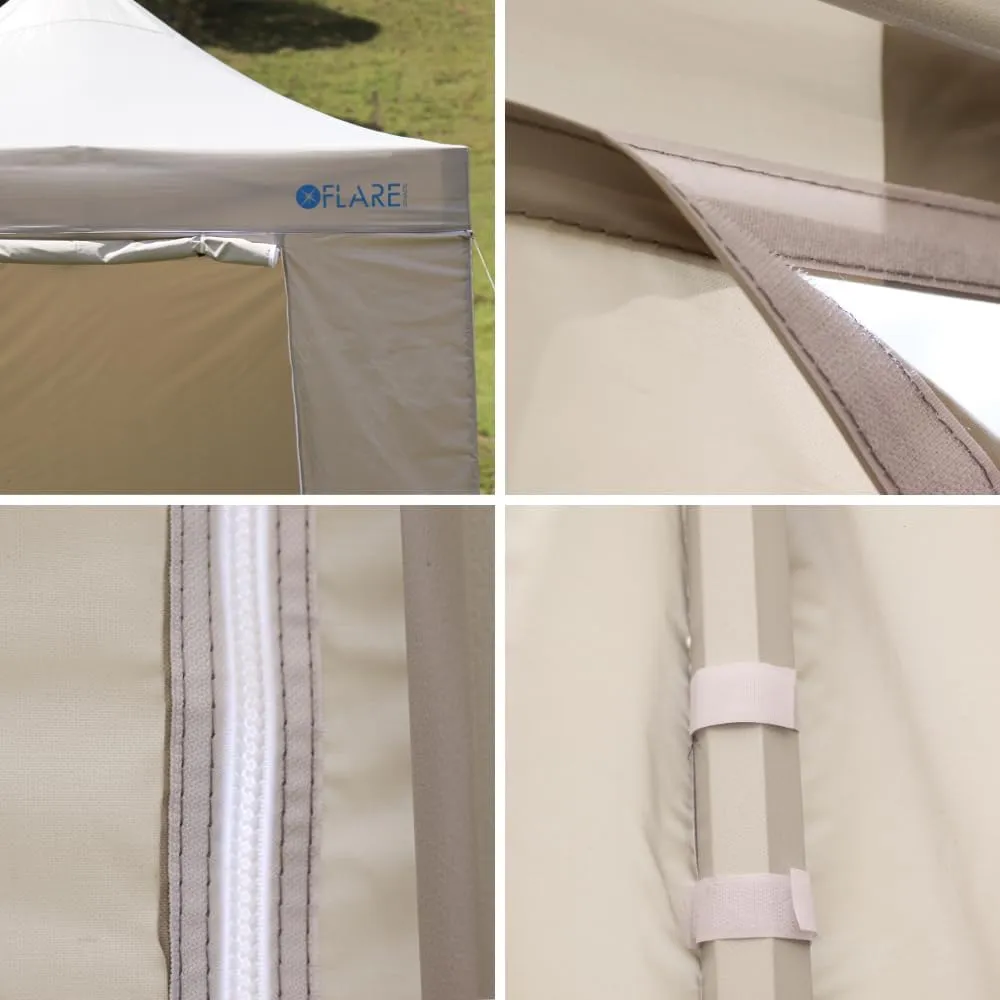 Heavy Duty, Commercial Grade Pop Up Canopy Tent. Instant Canopy with Hex Legs & Extended Warranty. Package Includes Wheeled Bag, Pins & Ropes. (Blue, 10ft x 20ft)