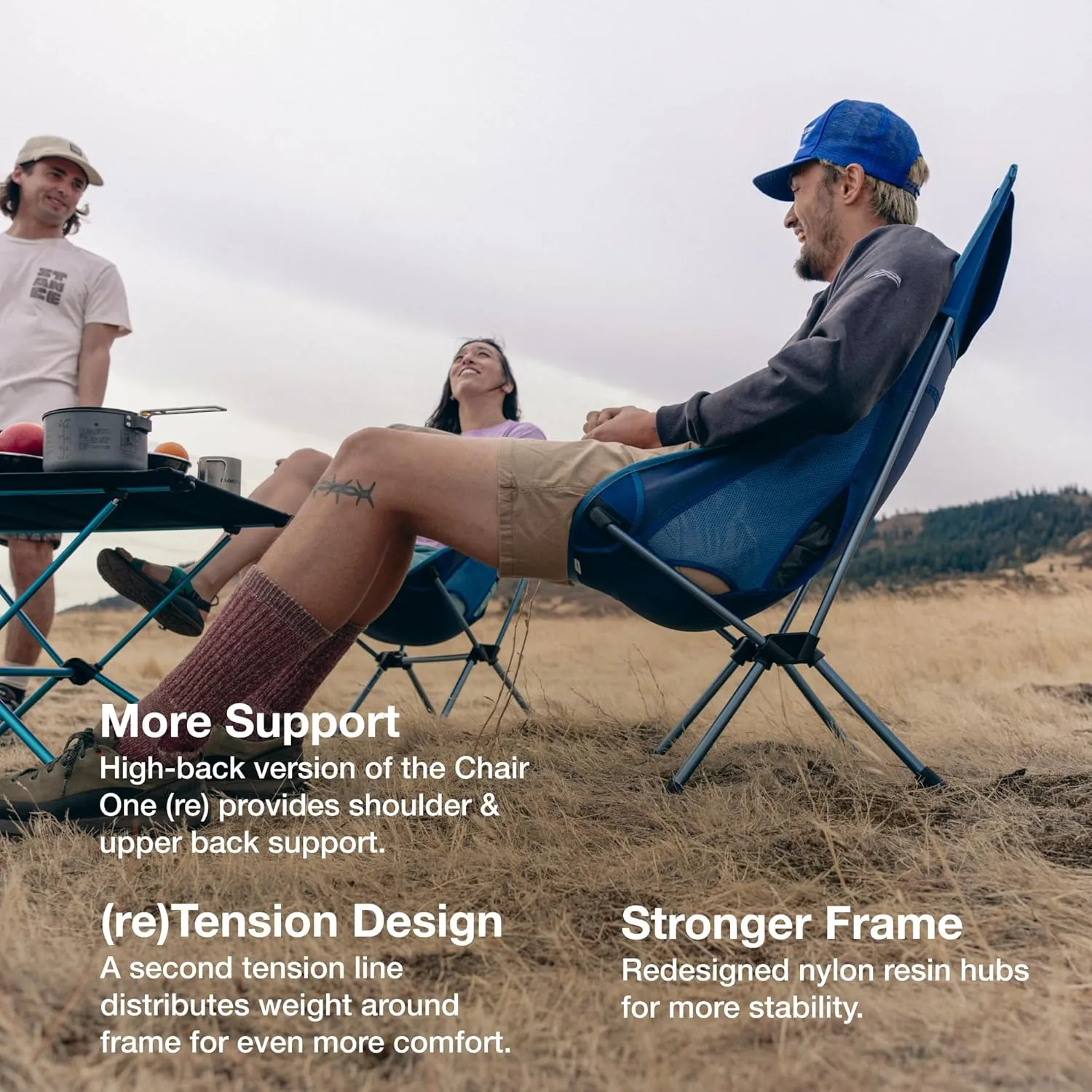 Helinox Chair One Highback (re) High-Performance Camping Chair, Black